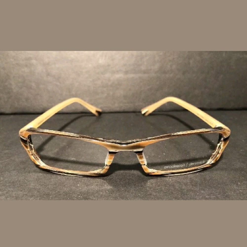 Prodesign Denmark Brown/Tan Eyeglasse
